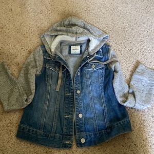 Blue/Grey Jean/Sweatshirt Jacket